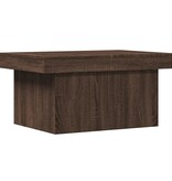 VidaXL Salontafel 80x55x40 cm bewerkt hout bruin eikenkleurig