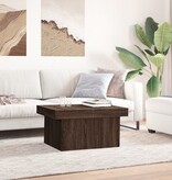 VidaXL Salontafel 80x55x40 cm bewerkt hout bruin eikenkleurig