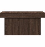 VidaXL Salontafel 80x55x40 cm bewerkt hout bruin eikenkleurig