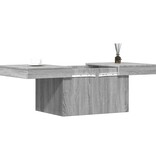 VidaXL Salontafel 80x55x40 cm bewerkt hout grijs sonoma eikenkleurig