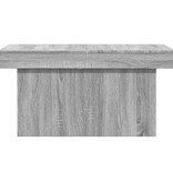 VidaXL Salontafel 80x55x40 cm bewerkt hout grijs sonoma eikenkleurig