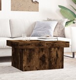 VidaXL Salontafel 80x55x40 cm bewerkt hout gerookt eikenkleurig