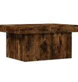 VidaXL Salontafel 80x55x40 cm bewerkt hout gerookt eikenkleurig
