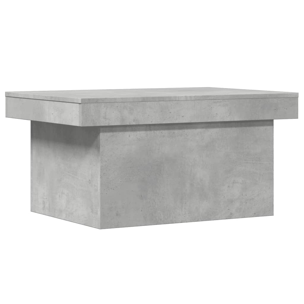 VidaXL Salontafel 80x55x40 cm bewerkt hout betongrijs