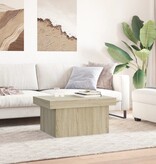 VidaXL Salontafel 80x55x40 cm bewerkt hout sonoma eikenkleurig