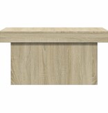 VidaXL Salontafel 80x55x40 cm bewerkt hout sonoma eikenkleurig