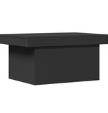 VidaXL Salontafel 80x55x40 cm bewerkt hout zwart