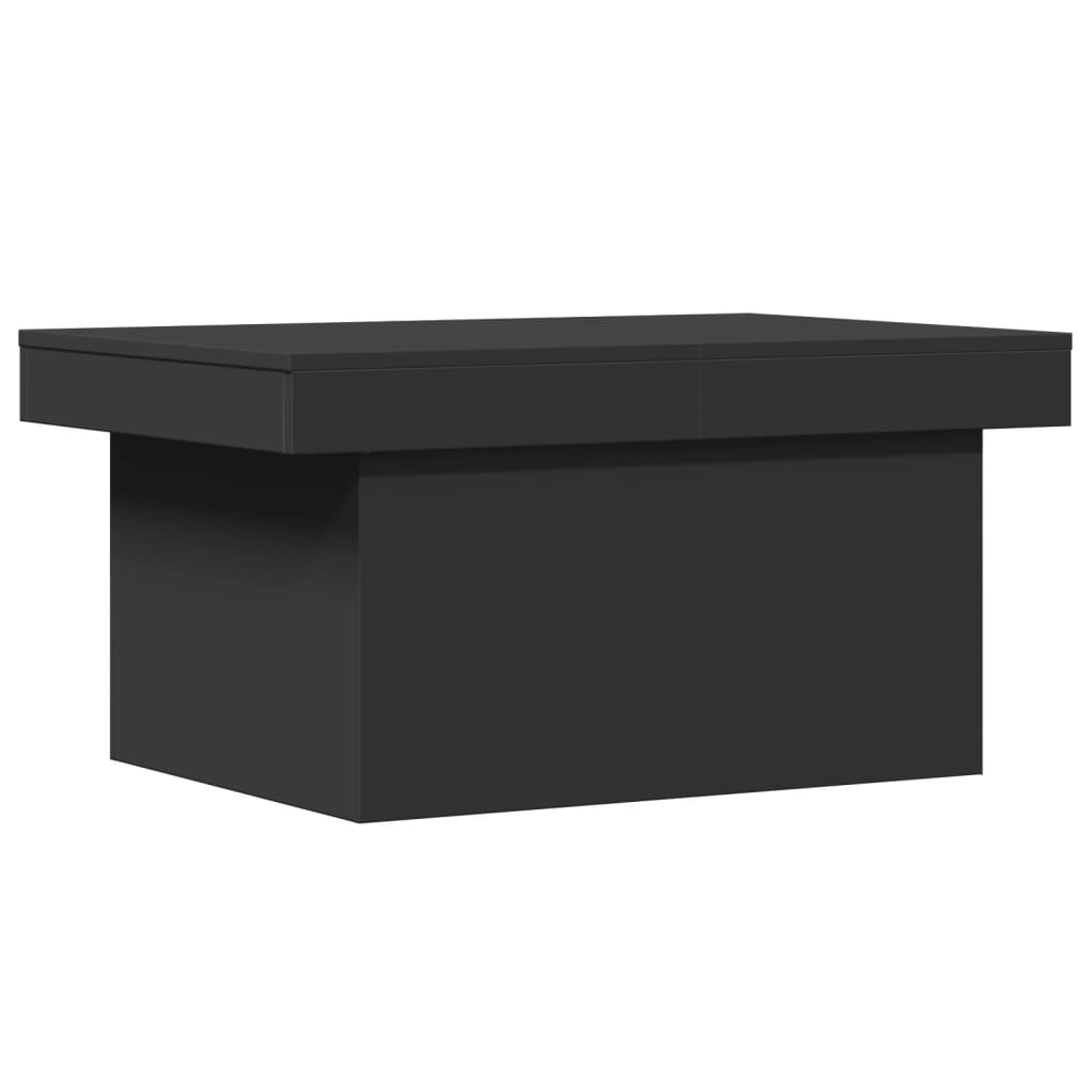 VidaXL Salontafel 80x55x40 cm bewerkt hout zwart