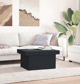 VidaXL Salontafel 80x55x40 cm bewerkt hout zwart