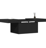 VidaXL Salontafel 80x55x40 cm bewerkt hout zwart