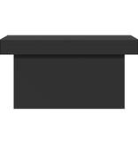 VidaXL Salontafel 80x55x40 cm bewerkt hout zwart