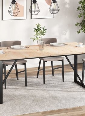 VidaXL Tafelbladen 4 st rechthoekig 90x45x2,5 cm massief grenenhout