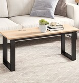 VidaXL Tafelblad rechthoekig 110x40x1,7 cm massief grenenhout