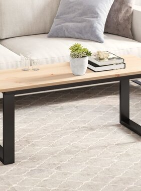 VidaXL Tafelblad rechthoekig 110x40x1,7 cm massief grenenhout