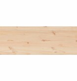 VidaXL Tafelblad rechthoekig 110x40x1,7 cm massief grenenhout