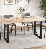 VidaXL Tafelbladen 3 st rechthoekig 80x53x2,5 cm massief grenenhout