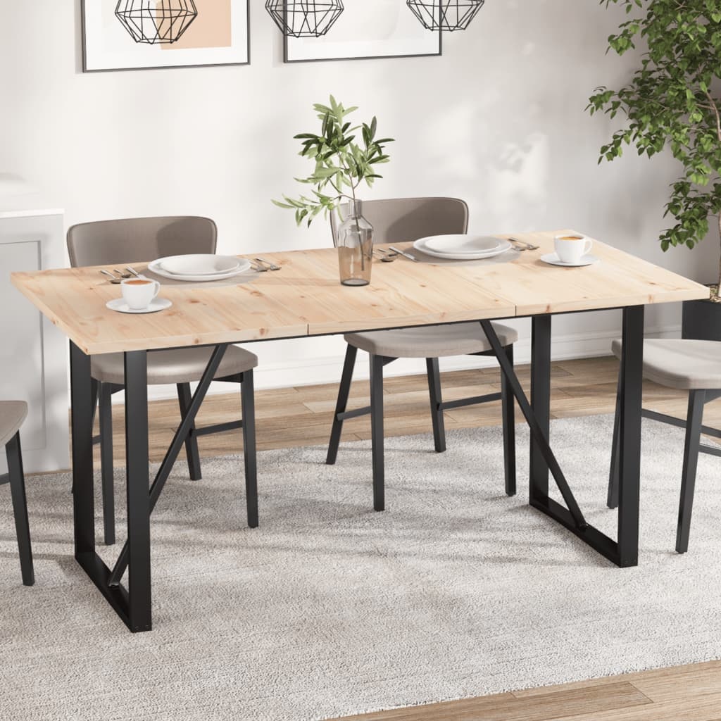 VidaXL Tafelbladen 3 st rechthoekig 80x53x2,5 cm massief grenenhout