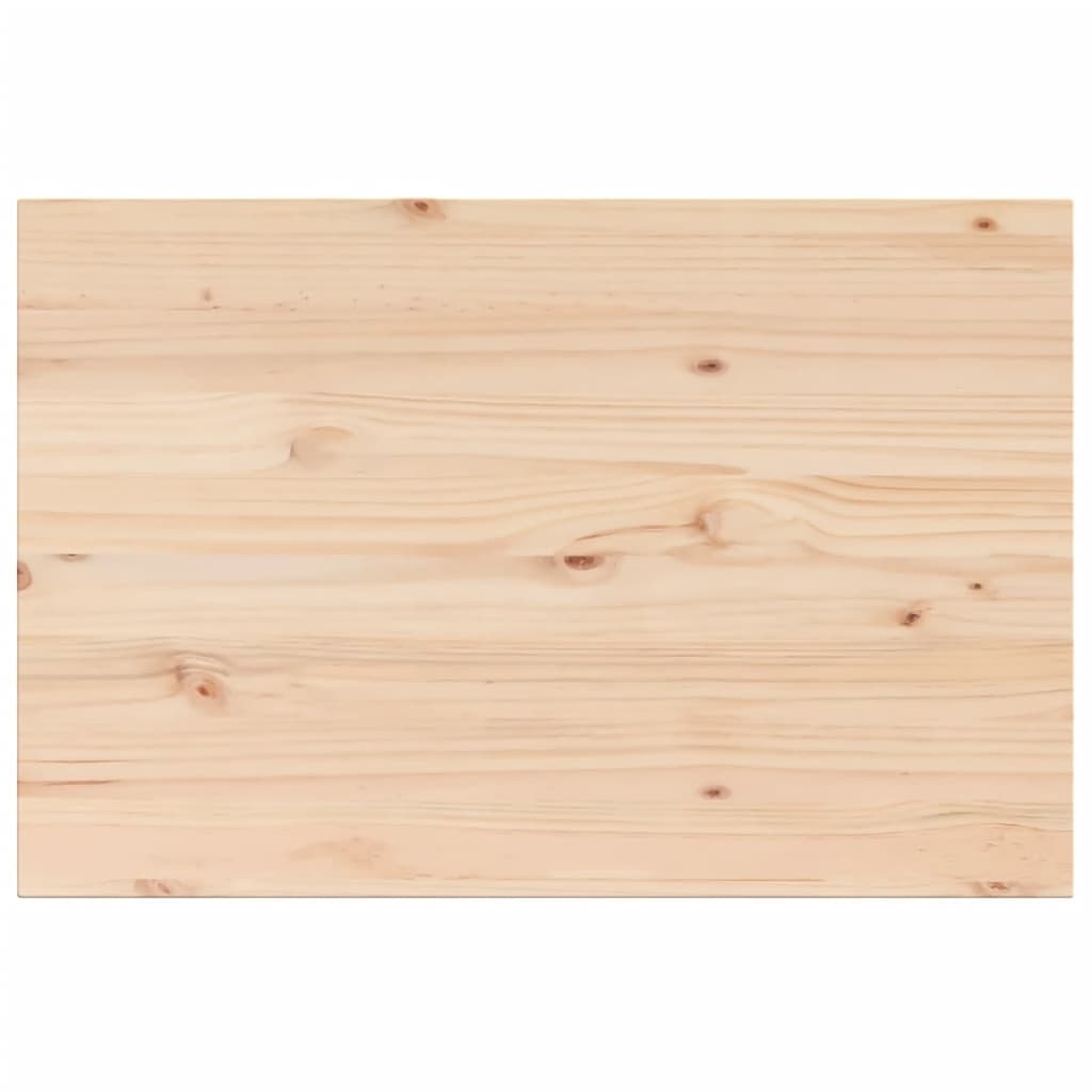 VidaXL Tafelbladen 3 st rechthoekig 80x53x2,5 cm massief grenenhout