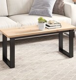 VidaXL Tafelblad rechthoekig 110x40x2,5 cm massief grenenhout