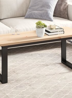VidaXL Tafelblad rechthoekig 110x40x2,5 cm massief grenenhout