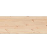 VidaXL Tafelblad rechthoekig 110x40x2,5 cm massief grenenhout
