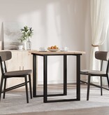 VidaXL Tafelbladen 2 st rechthoekig 70x35x2,5 cm massief grenenhout