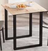 VidaXL Tafelbladen 2 st rechthoekig 70x35x1,7 cm massief grenenhout