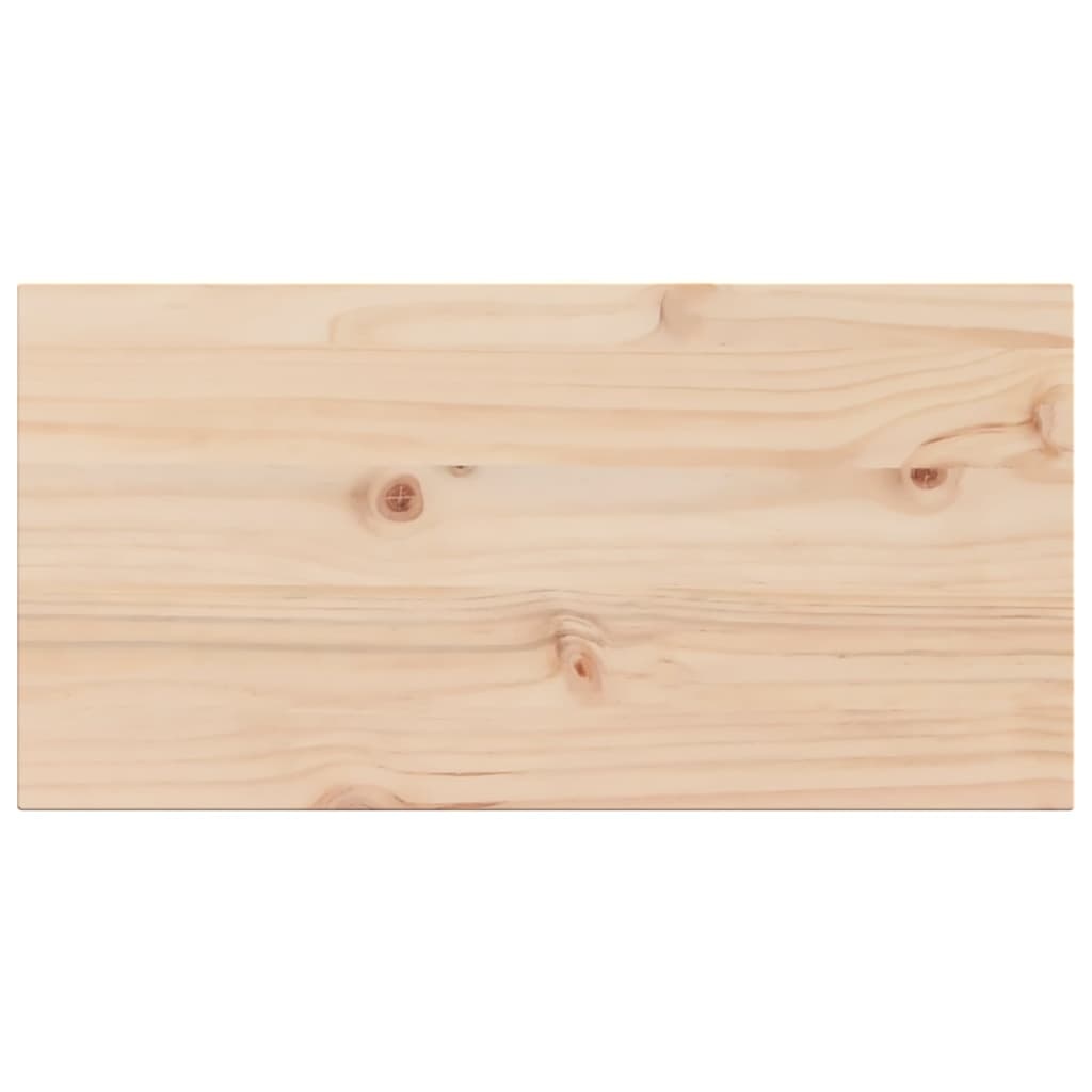 VidaXL Tafelbladen 2 st rechthoekig 70x35x1,7 cm massief grenenhout