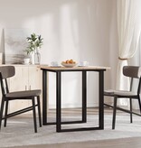 VidaXL Tafelbladen 2 st rechthoekig 70x35x1,7 cm massief grenenhout