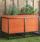 VidaXL Plantenbak 80x40x50 cm massief grenenhout wasbruin