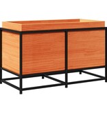 VidaXL Plantenbak 80x40x50 cm massief grenenhout wasbruin