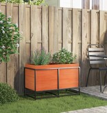 VidaXL Plantenbak 80x40x50 cm massief grenenhout wasbruin
