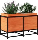VidaXL Plantenbak 80x40x50 cm massief grenenhout wasbruin