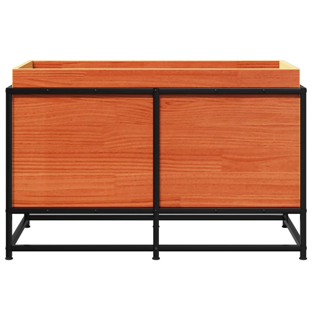 VidaXL Plantenbak 80x40x50 cm massief grenenhout wasbruin