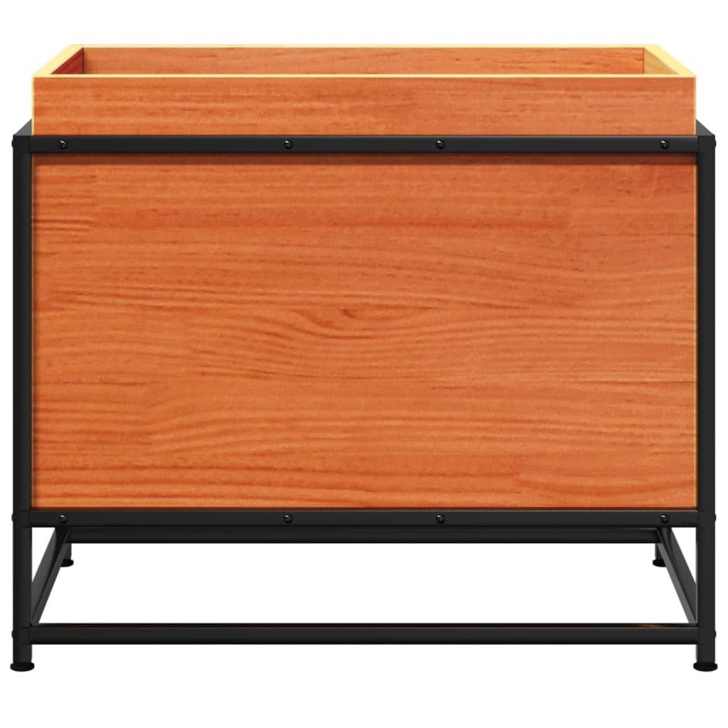 VidaXL Plantenbak 60x40x50 cm massief grenenhout wasbruin