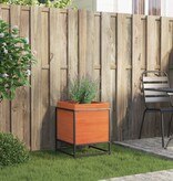 VidaXL Plantenbak 40x40x50 cm massief grenenhout wasbruin