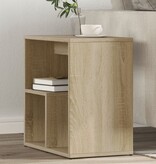 VidaXL Bijzettafels 2 st 50x30x50 cm bewerkt hout sonoma eikenkleurig