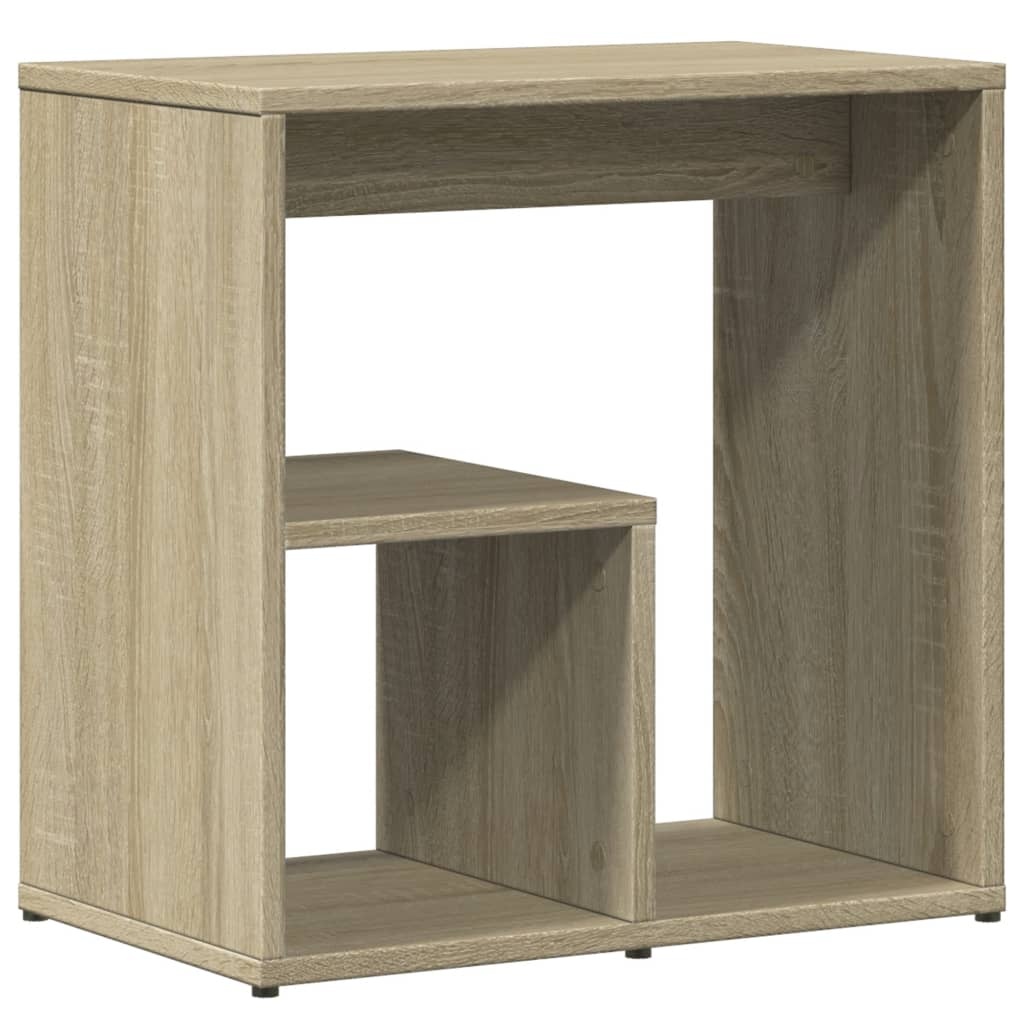 VidaXL Bijzettafels 2 st 50x30x50 cm bewerkt hout sonoma eikenkleurig