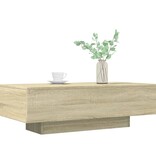 VidaXL Salontafel 100x49,5x31 cm bewerkt hout sonoma eikenkleurig