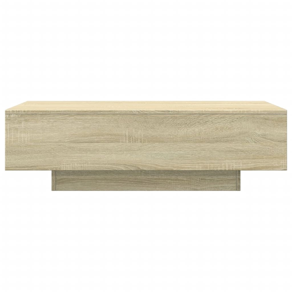 VidaXL Salontafel 100x49,5x31 cm bewerkt hout sonoma eikenkleurig