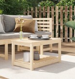 VidaXL Tuintafel 82,5x50,5x45 cm massief grenenhout