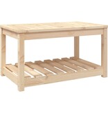 VidaXL Tuintafel 82,5x50,5x45 cm massief grenenhout