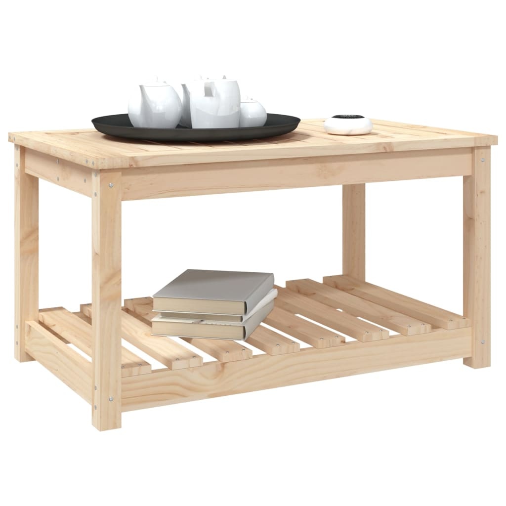 VidaXL Tuintafel 82,5x50,5x45 cm massief grenenhout