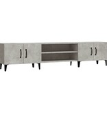 VidaXL Tv-meubel 180x31,5x40 cm bewerkt hout betongrijs