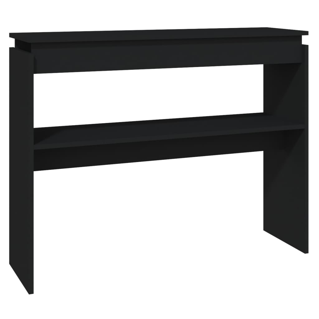 VidaXL Wandtafel 102x30x80 cm bewerkt hout zwart