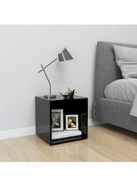 vidaXL Tv-meubel 37x35x37 cm bewerkt hout zwart