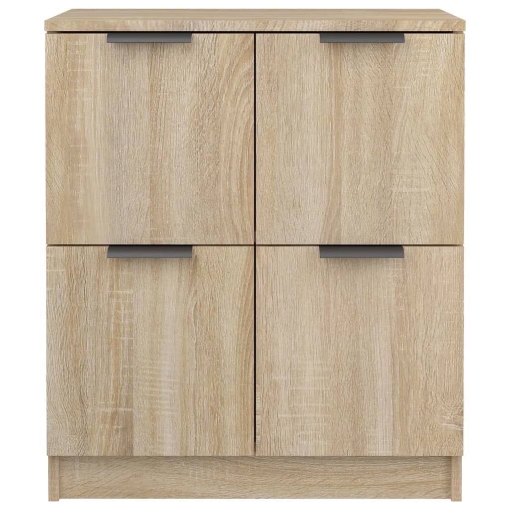VidaXL Dressoir 60x30x70 cm bewerkt hout sonoma eikenkleurig
