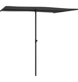 VidaXL Parasol met aluminium paal 2x1,5 m antraciet