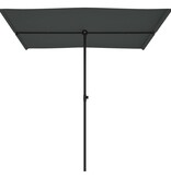 VidaXL Parasol met aluminium paal 2x1,5 m antraciet
