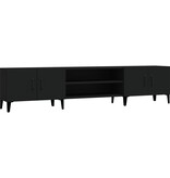 VidaXL Tv-meubel 180x31,5x40 cm bewerkt hout zwart